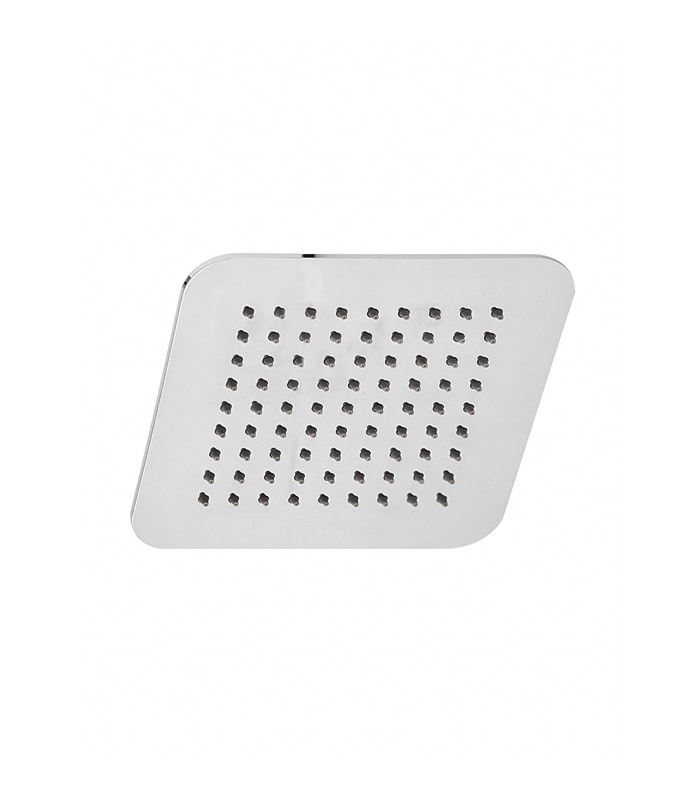 REGADERA CUADRADA SLIM ABS 20 CM