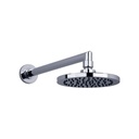 DUCHA FV CUADRADA PLASTICA ARTICULADA 15CM CROMO (E120.45DH CR)