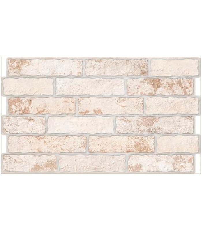CERAMICA EMB BRICK WHITE (C54007)  (34*58) 1.52 MT