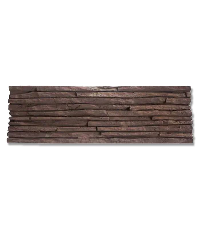 NUEVA PIEDRA CASCADA CHOCOLATE OXIDADA (15X50) 0.75 MT