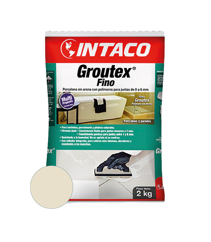 INT GROUTEX FINO ALMENDRA 2KG
