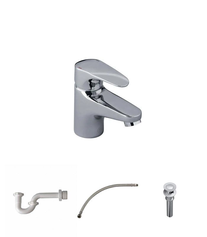 JGO.FV MONOCOM. P/LAVABO IGUAZU CROMO (E181/L5 CR)