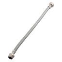 MANGUERA 16” DE LAVAMANOS PARA CONEXIÓN DIRECTA 1/2”