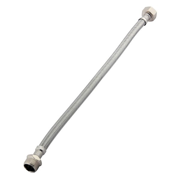 MANGUERA 16” DE LAVAMANOS PARA CONEXIÓN DIRECTA 1/2”